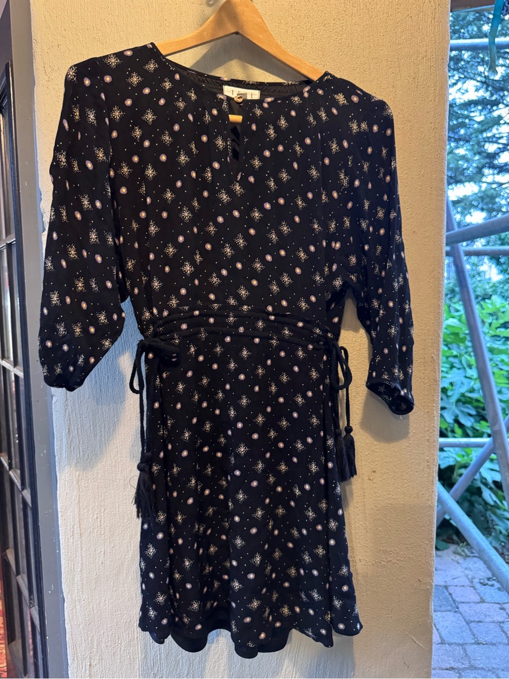 Anthropologie THML Side Tie Mini Dress
